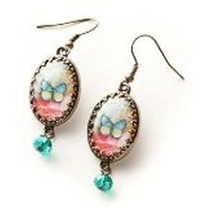 🆕AUCTION PRICE👩🏻‍⚖️ Butterfly Earrings By Kelly Rae Roberts